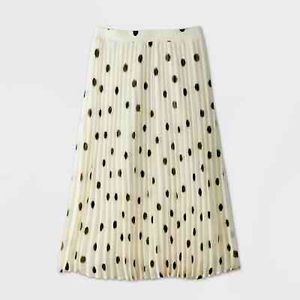 A New Day White Polka Dot Skirt